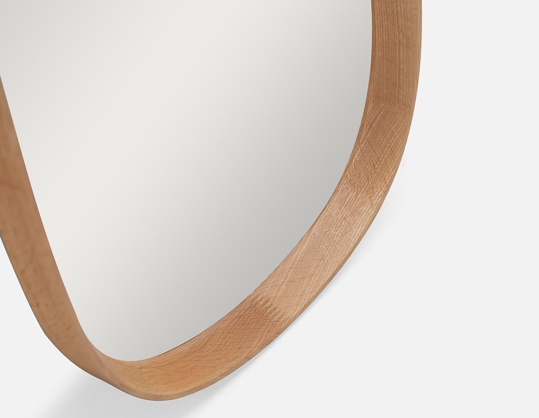 DONTE miroir avec cadre en bois de chêne 45 cm x 115 cm undefined