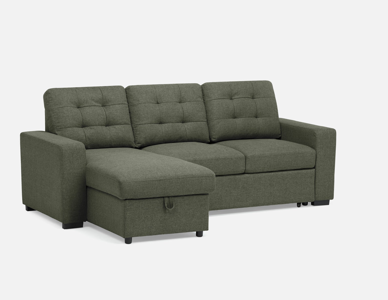 MARNIE canapé-lit d'angle interchangeable contemporain avec rangement undefined
