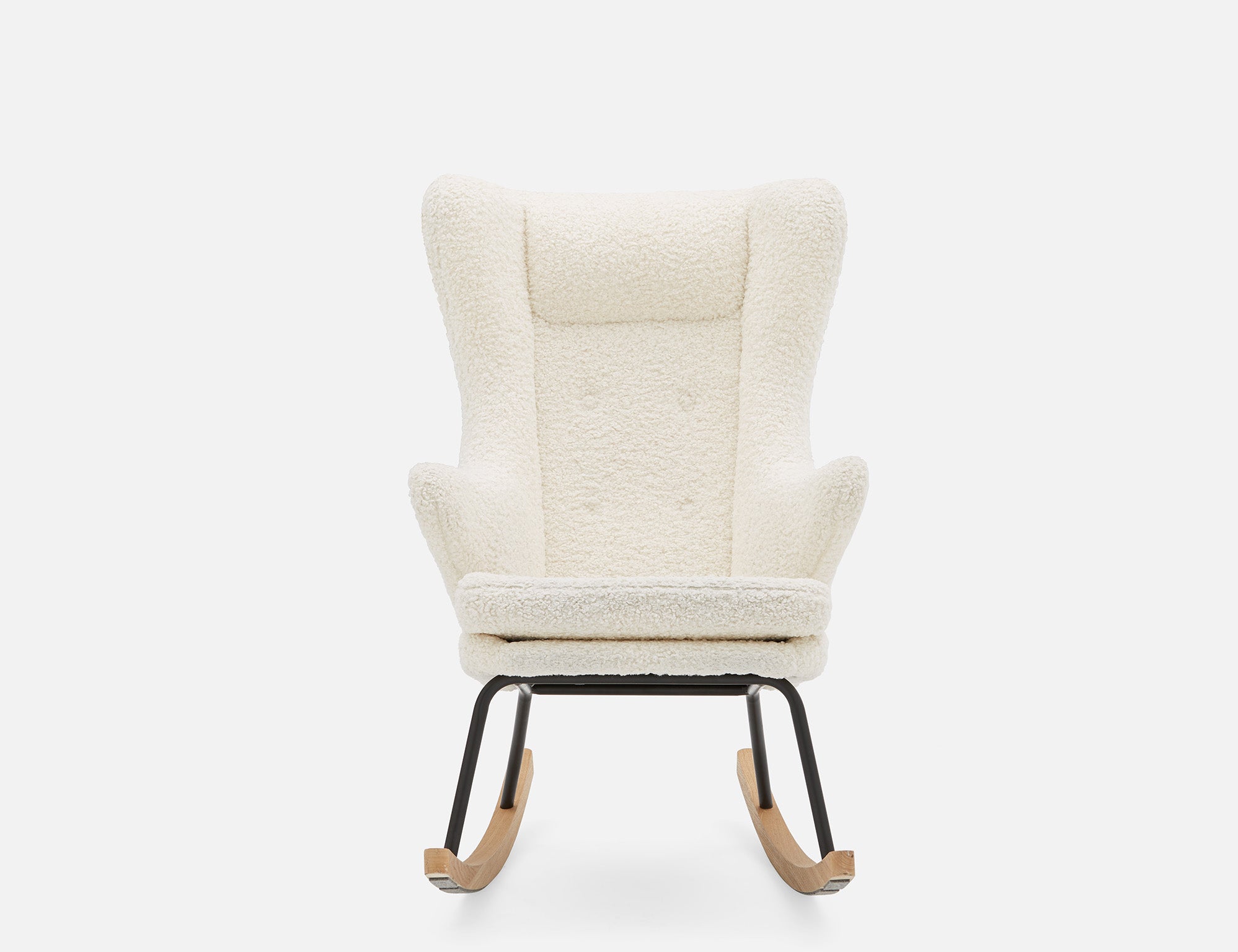 GUYAN fauteuil berçant en fausse laine de mouton undefined