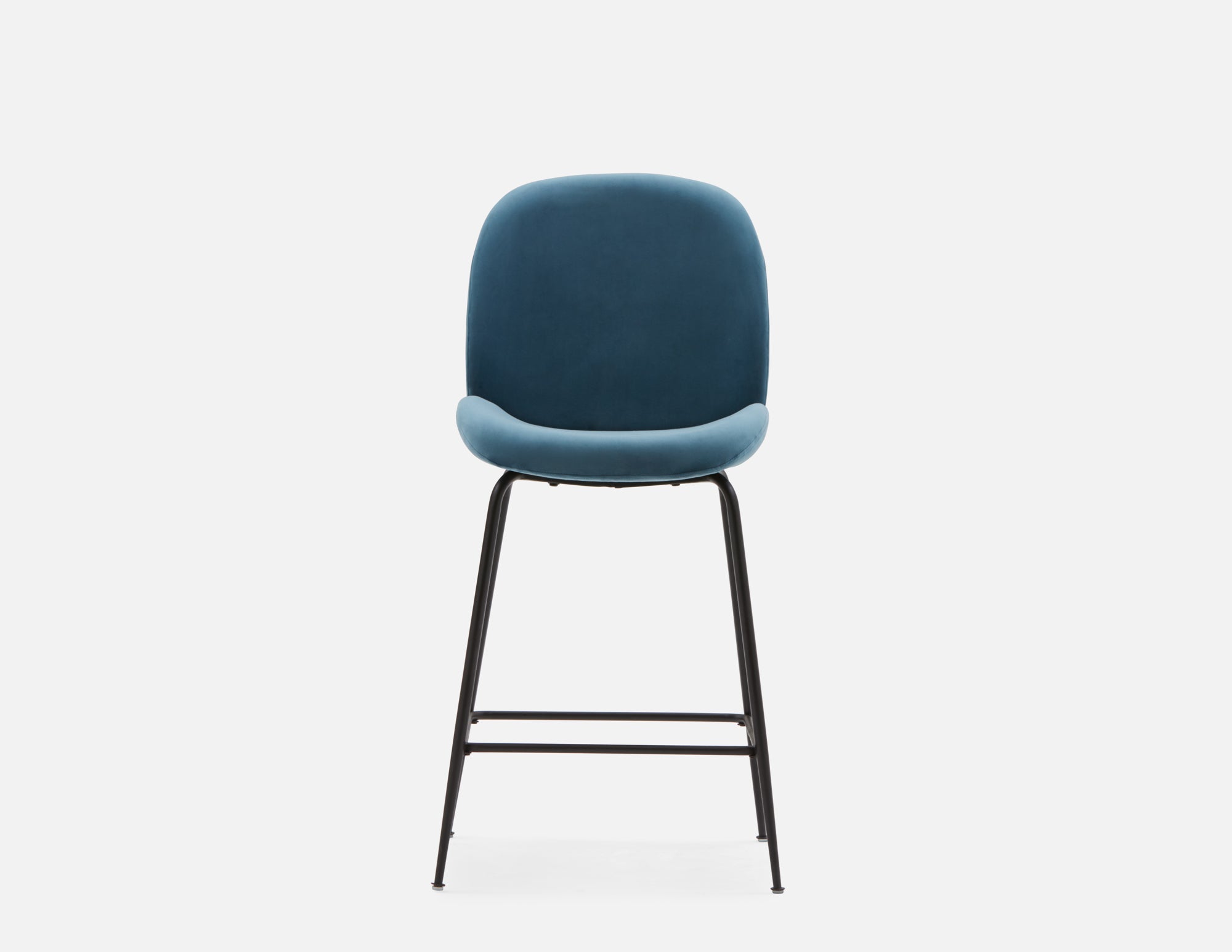 JUDITH tabouret de comptoir en velours avec dossier 68 cm undefined
