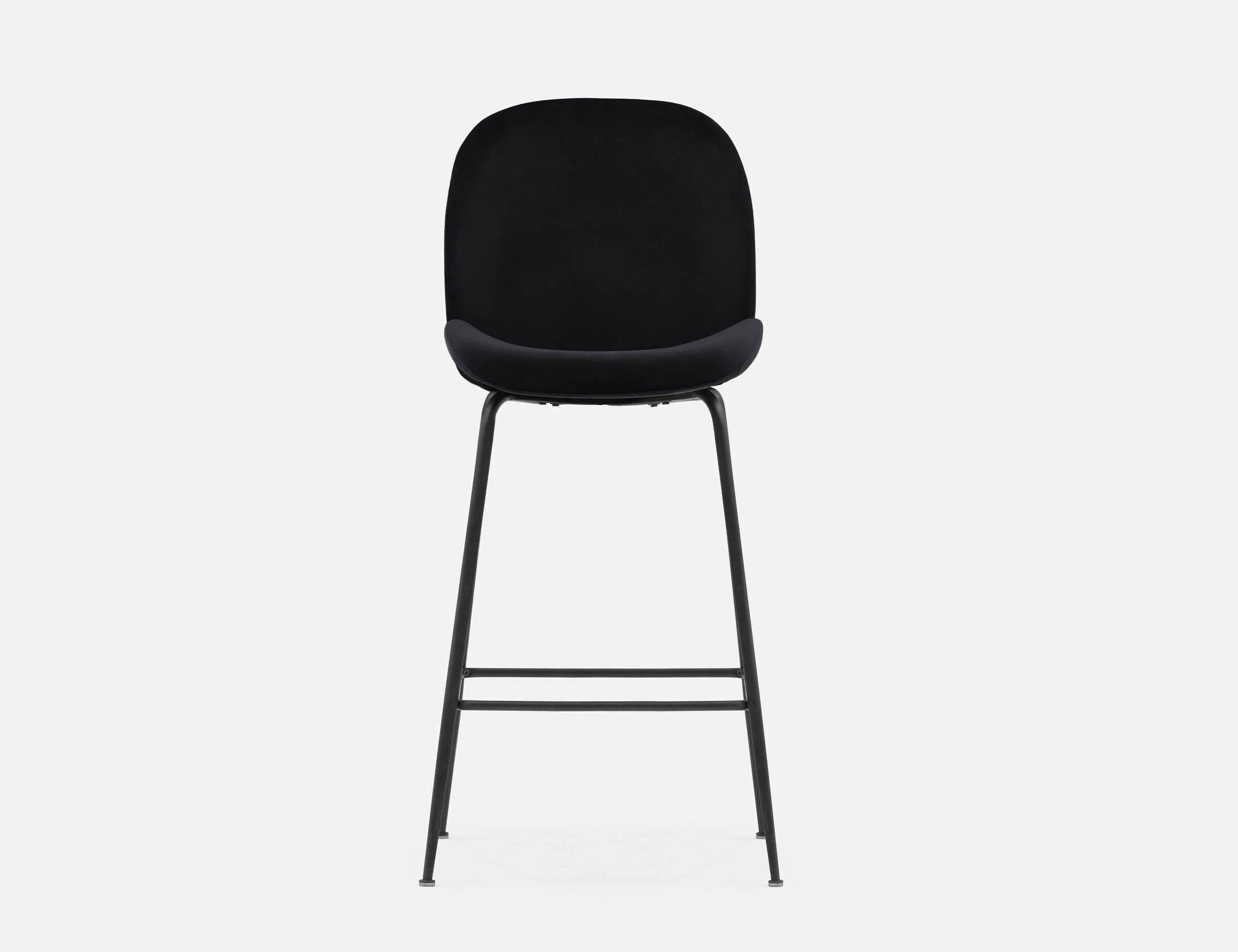 JUDITH tabouret de bar en velours avec dossier 78 cm undefined