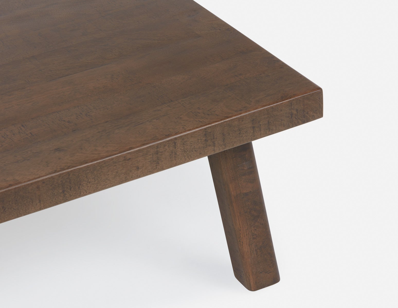 THESSALIA table basse en bois de manguier massif vieilli 90 cm undefined