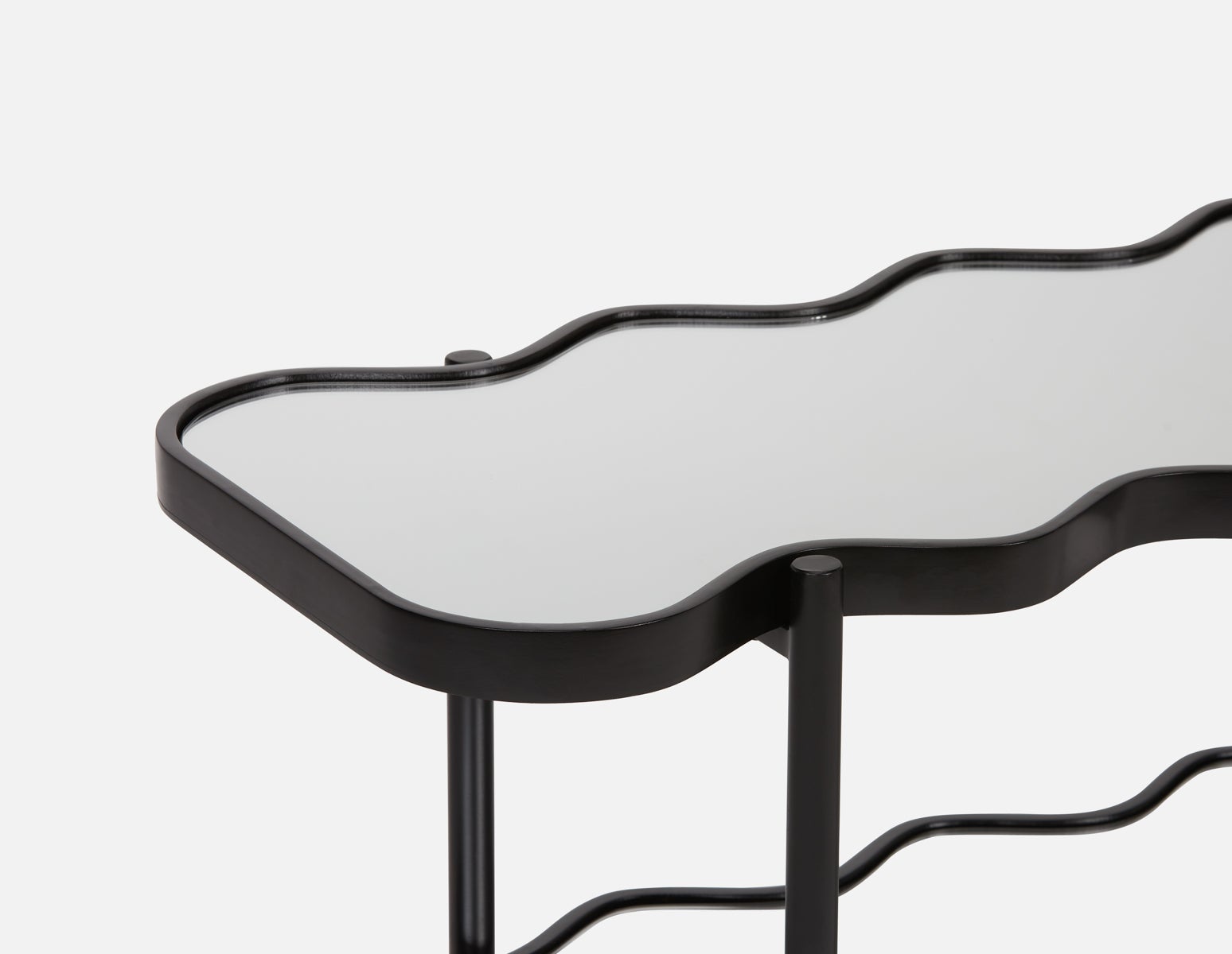 KAYRA étagères à miroir à 3 niveaux 100 cm undefined