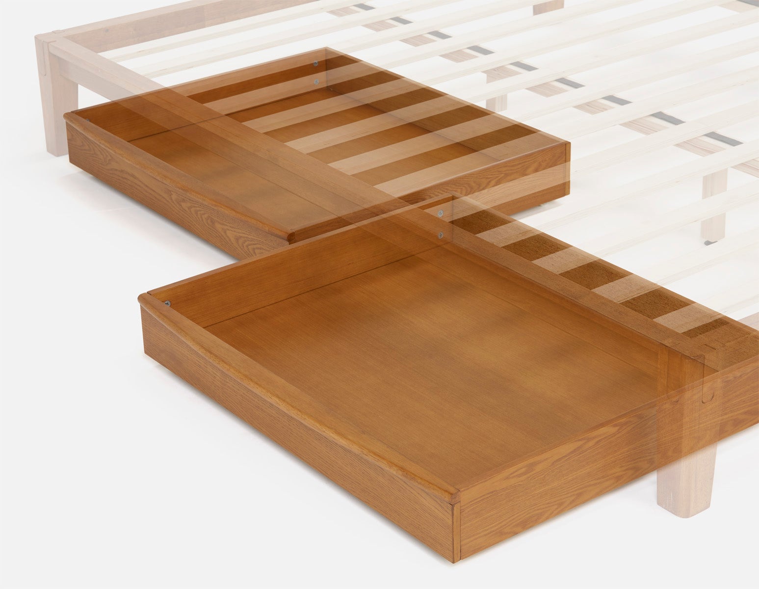 BENA ensemble de 2 tiroirs de rangement pour lit avec roulettes undefined