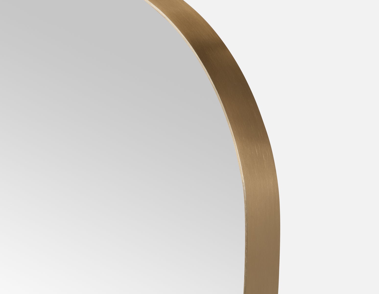 DENNES miroir ovale en acier inoxydable 50 cm x 120 cm undefined