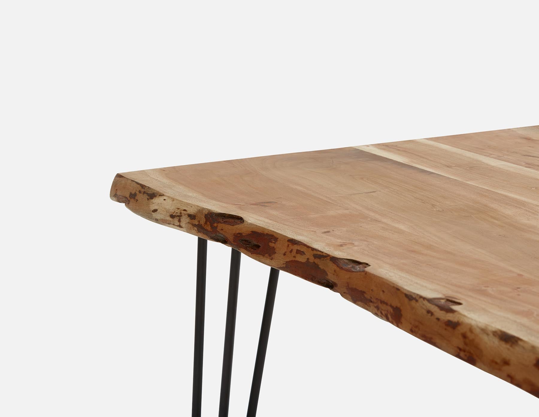 RENO table de salle à manger en bois d'acacia massif 140 cm undefined