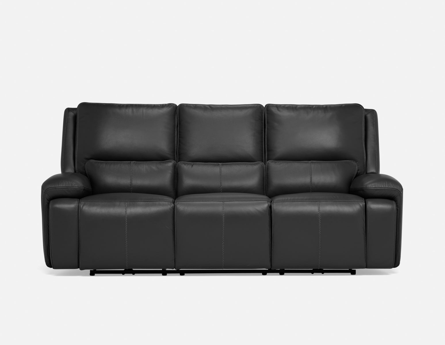 FAOUZI canapé inclinable en cuir contemporain undefined