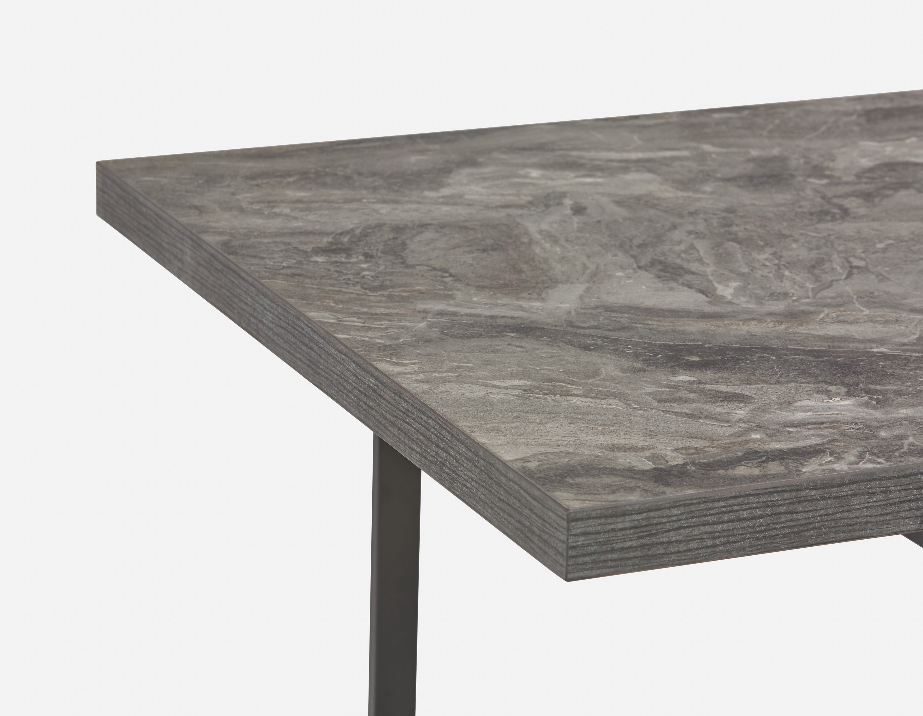 ARDA table à manger 180 cm plateau faux béton undefined