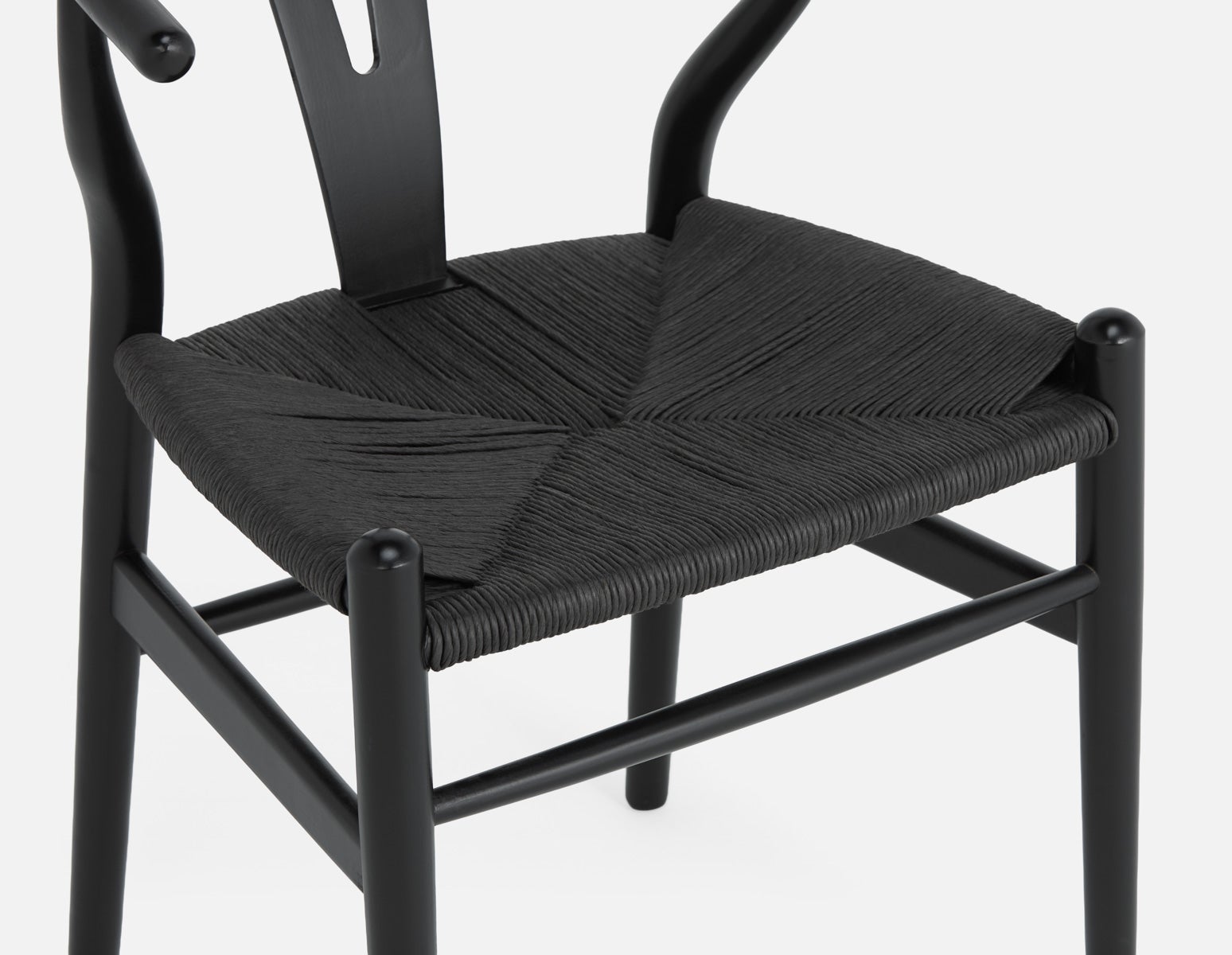 DENMARK chaise de salle à manger en bois d'hêtre et en corde tissée undefined