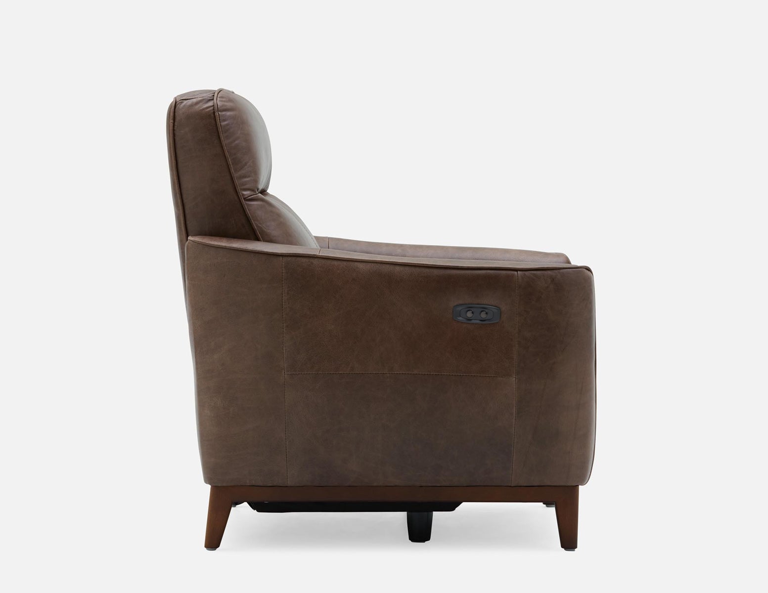 PALMER fauteuil contemporain moderne inclinable 100% cuir avec commande électrique undefined