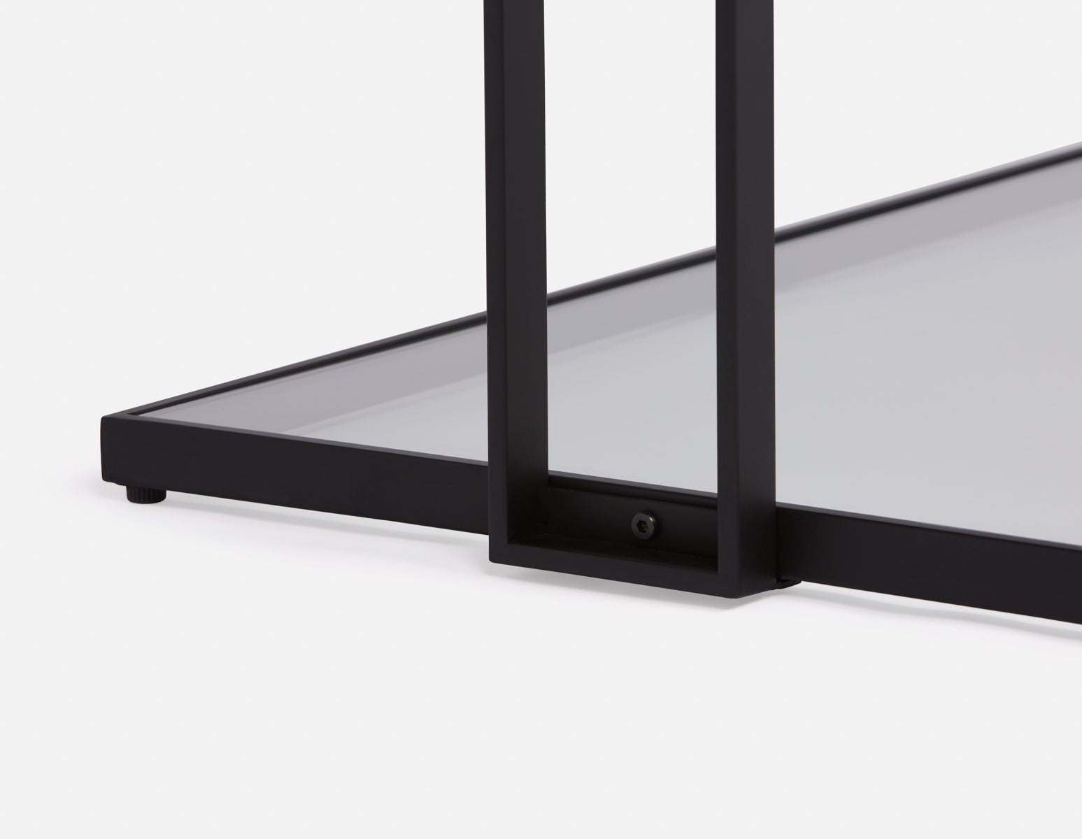AGLAYA table basse en fer avec verre trempé undefined