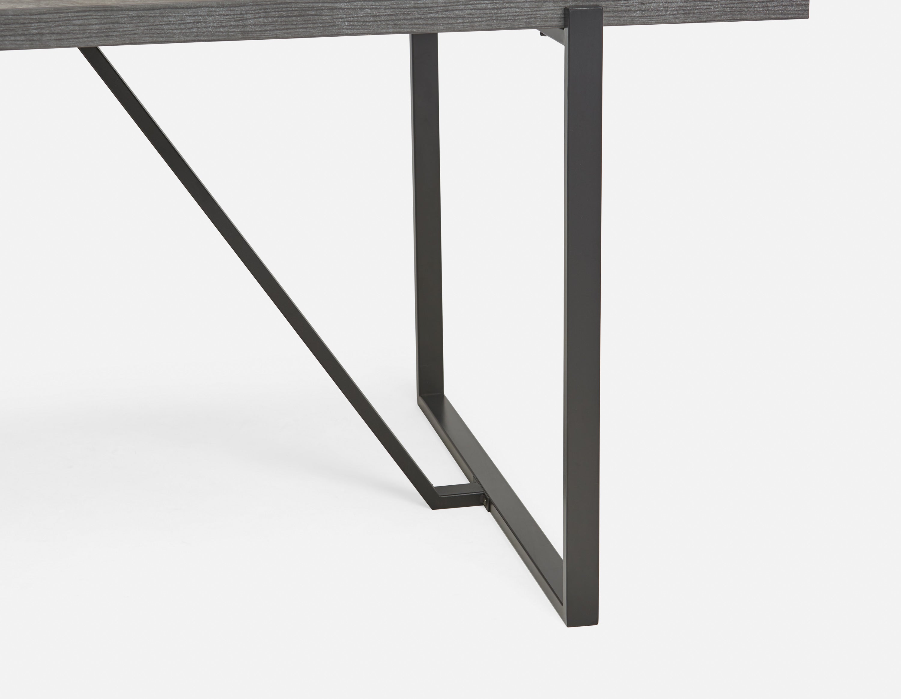 ARDA table à manger 180 cm plateau faux béton undefined