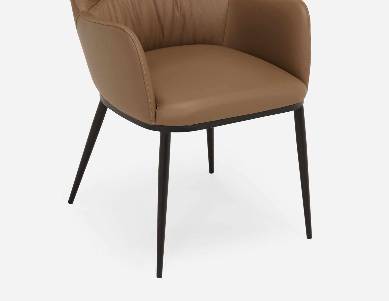 VERONICA chaise de salle à manger contemporaine 100% cuir undefined