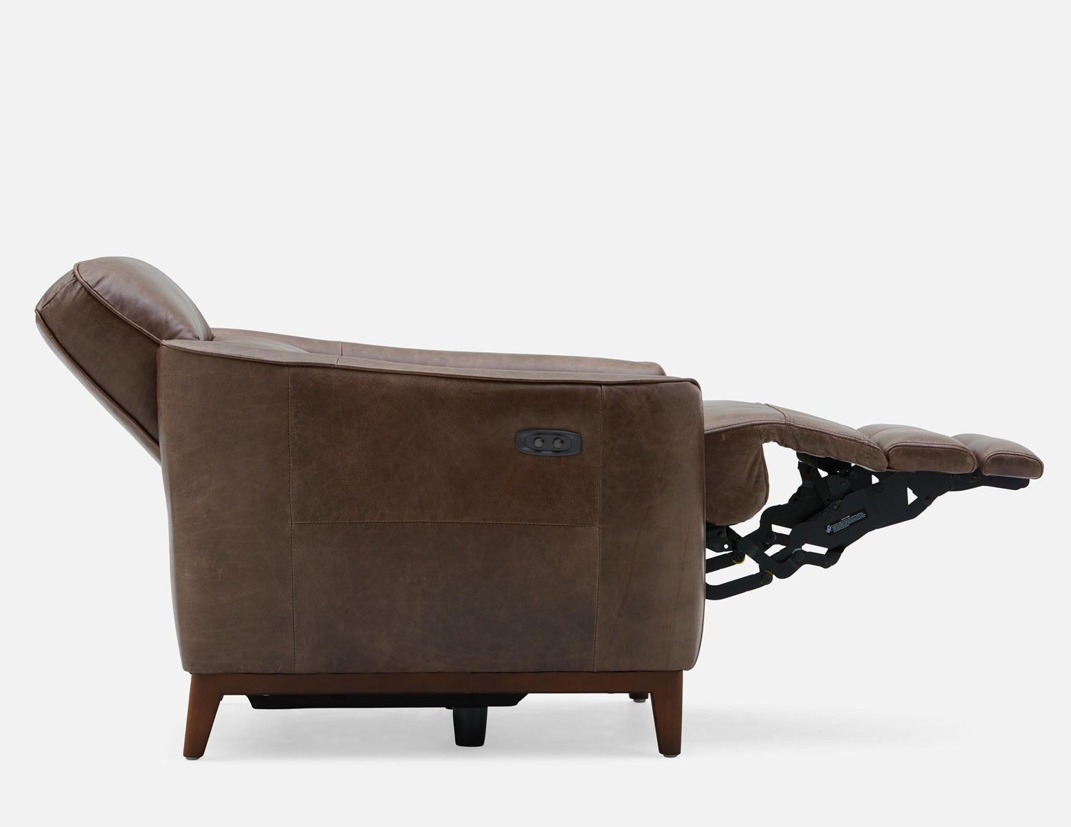 PALMER fauteuil contemporain moderne inclinable 100% cuir avec commande électrique undefined