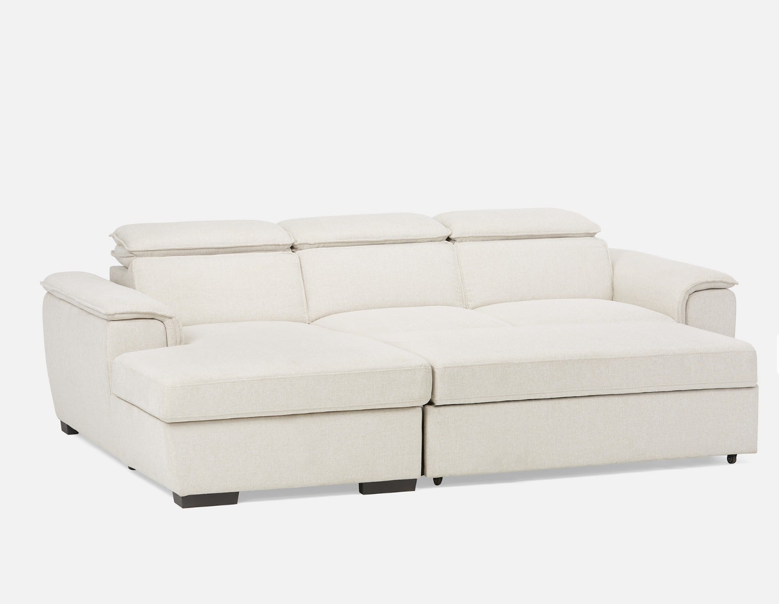 ODETTE canapé-lit contemporain, d'angle côté gauche avec rangement undefined