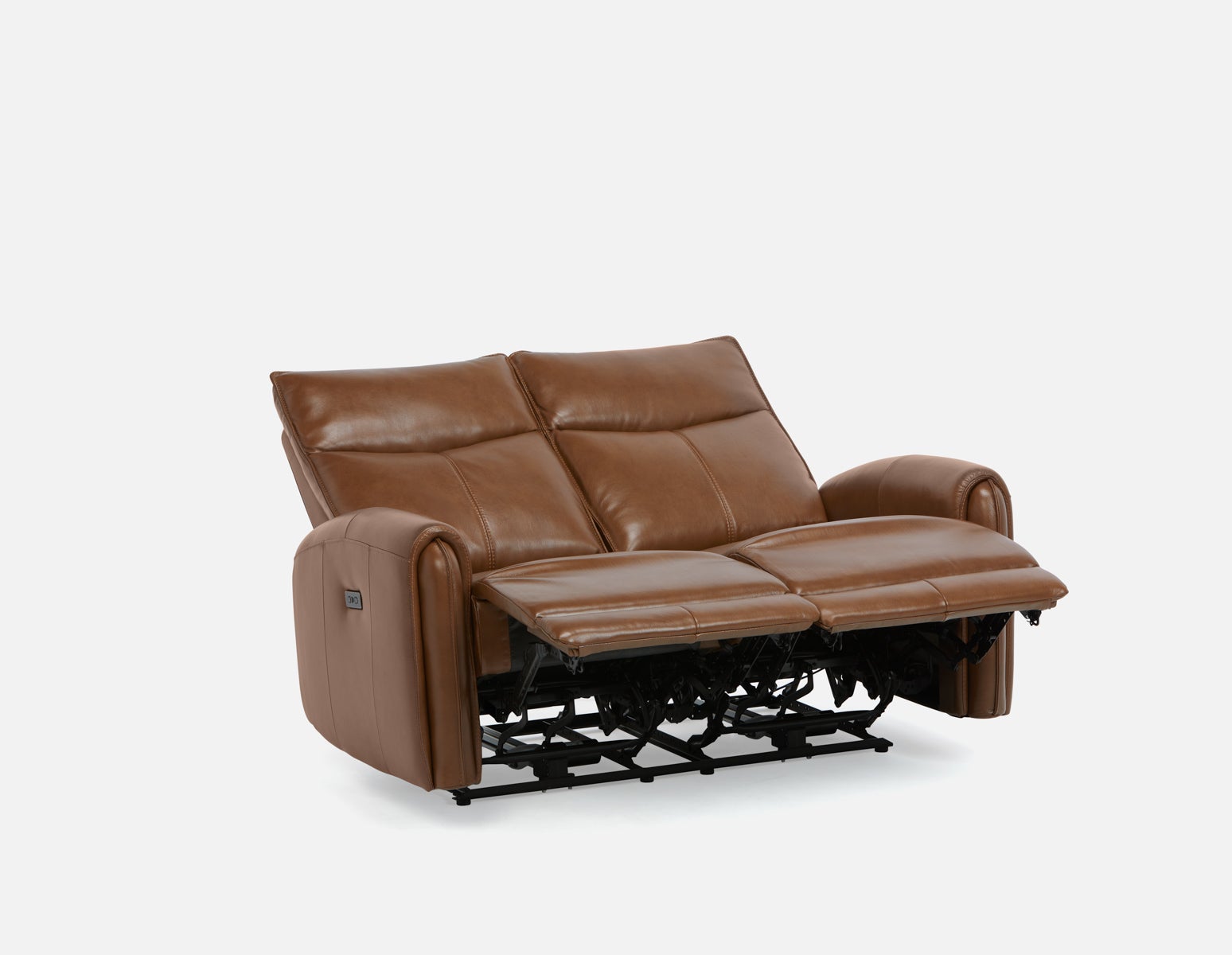 CALVERO causeuse inclinable électrique 100% cuir avec port usb contemporaine undefined