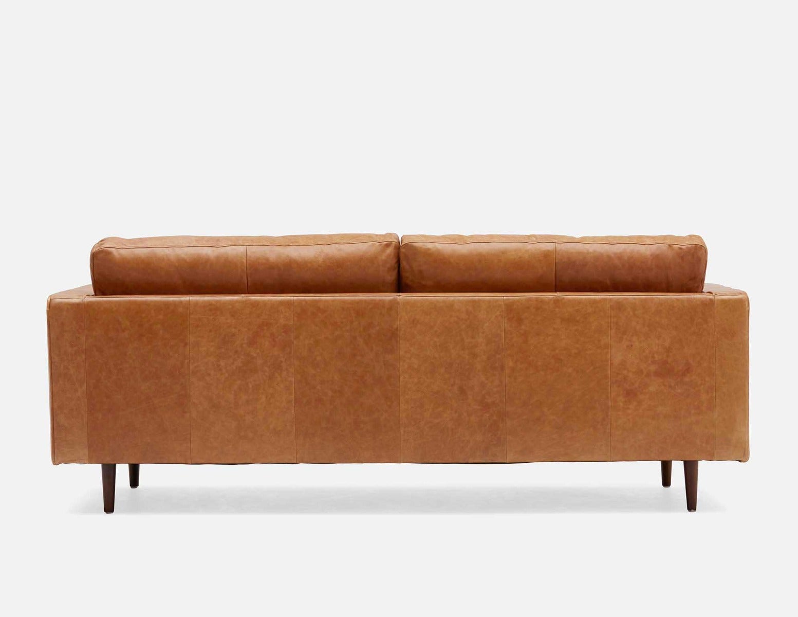 KINSEY canapé 3 places 100 % cuir moderne du milieu du siècle undefined