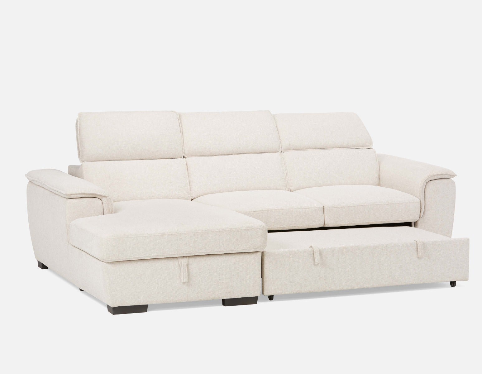 ODETTE canapé-lit contemporain, d'angle côté gauche avec rangement undefined
