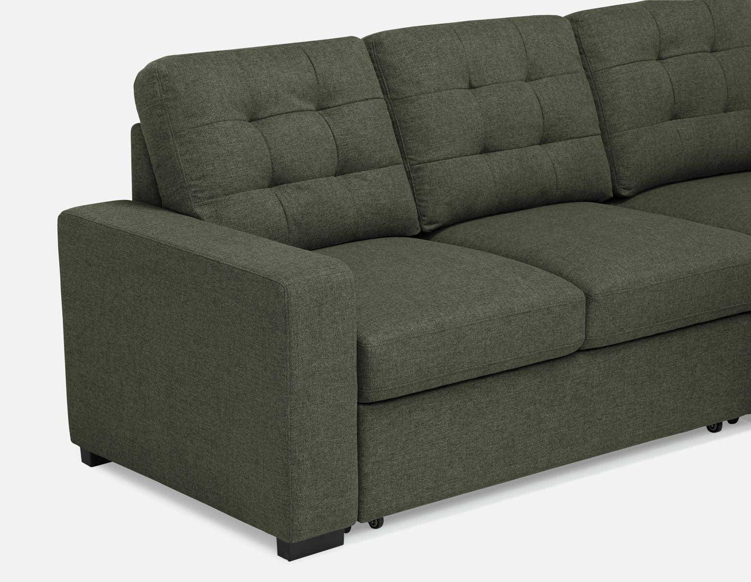MARNIE canapé-lit d'angle interchangeable contemporain avec rangement undefined