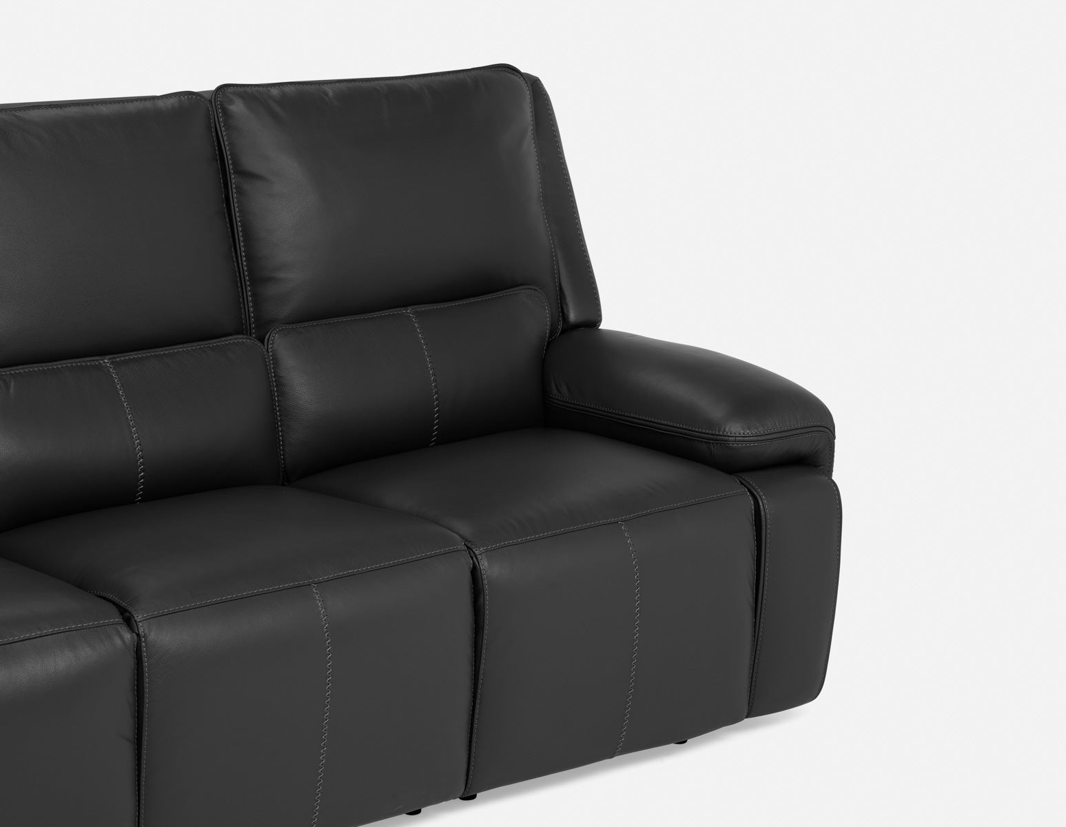 FAOUZI canapé inclinable en cuir contemporain undefined