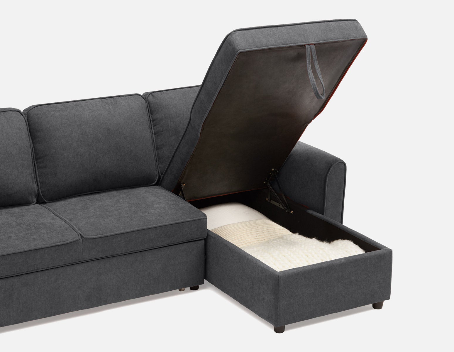 ALEX moderne canapé-lit d'angle interchangeable avec rangement undefined