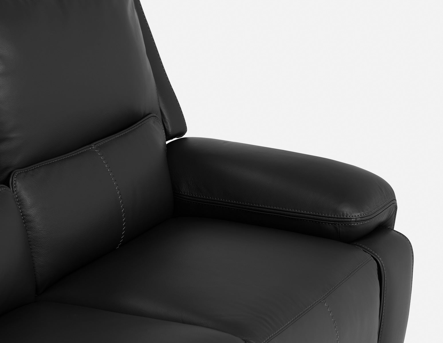 FAOUZI canapé inclinable en cuir contemporain undefined