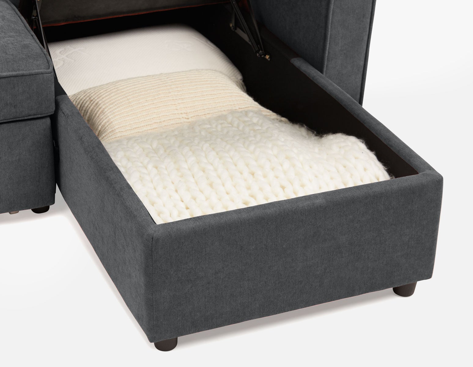 ALEX moderne canapé-lit d'angle interchangeable avec rangement undefined