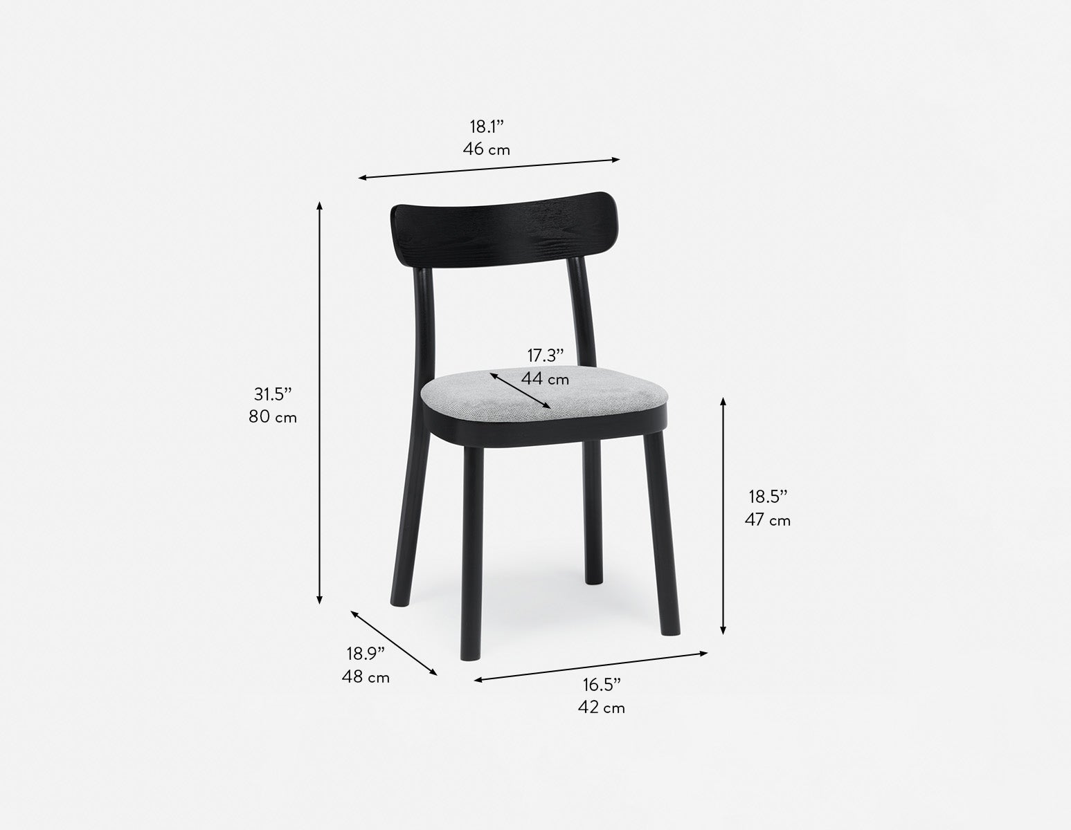 AMELIE chaise de salle à manger moderne undefined