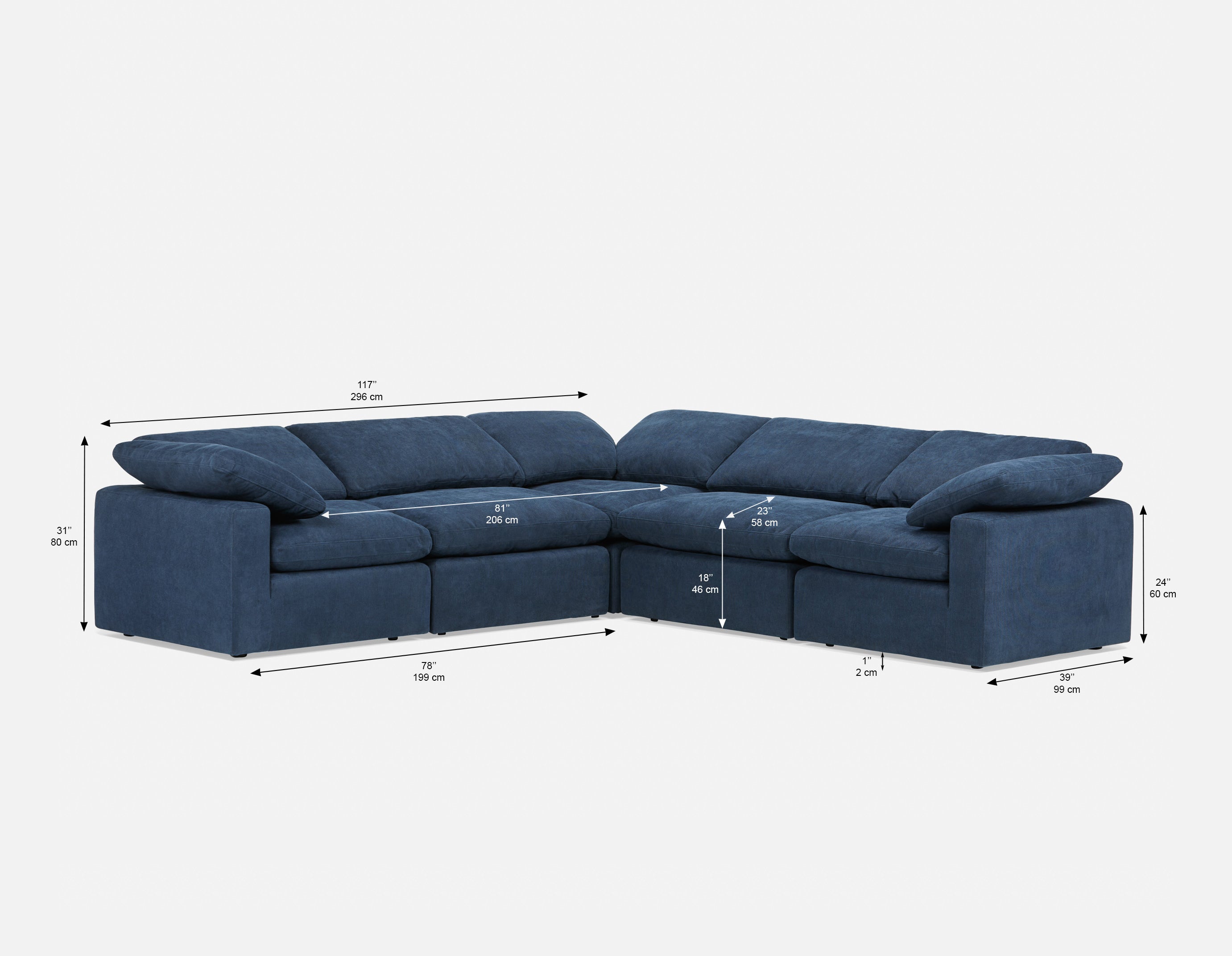 HELIO canapé d’angle modulaire contemporain undefined