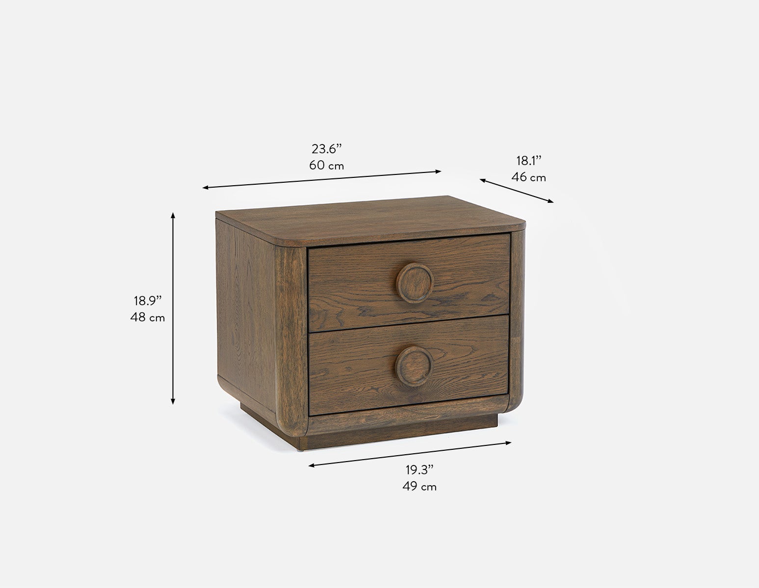 TAVEN table de chevet rustique moderne undefined