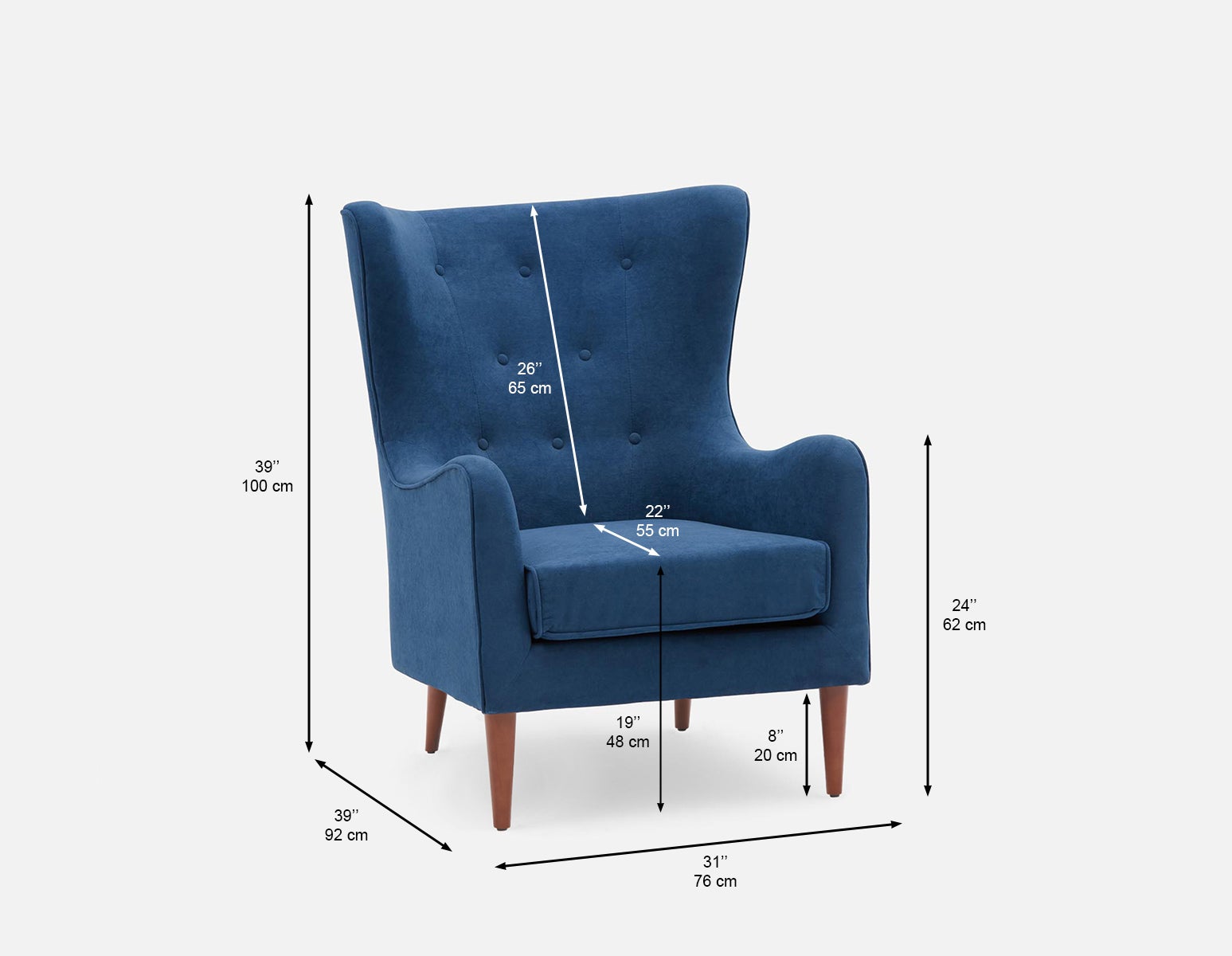POLO fauteuil capitonné contemporain undefined