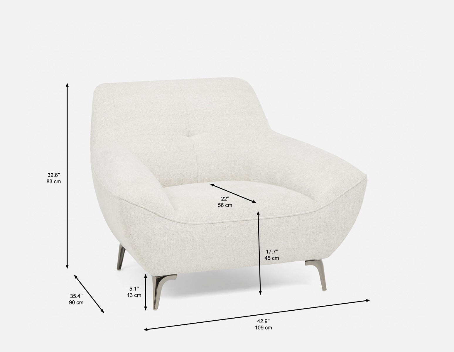 CLOVIS fauteuil style moderne undefined