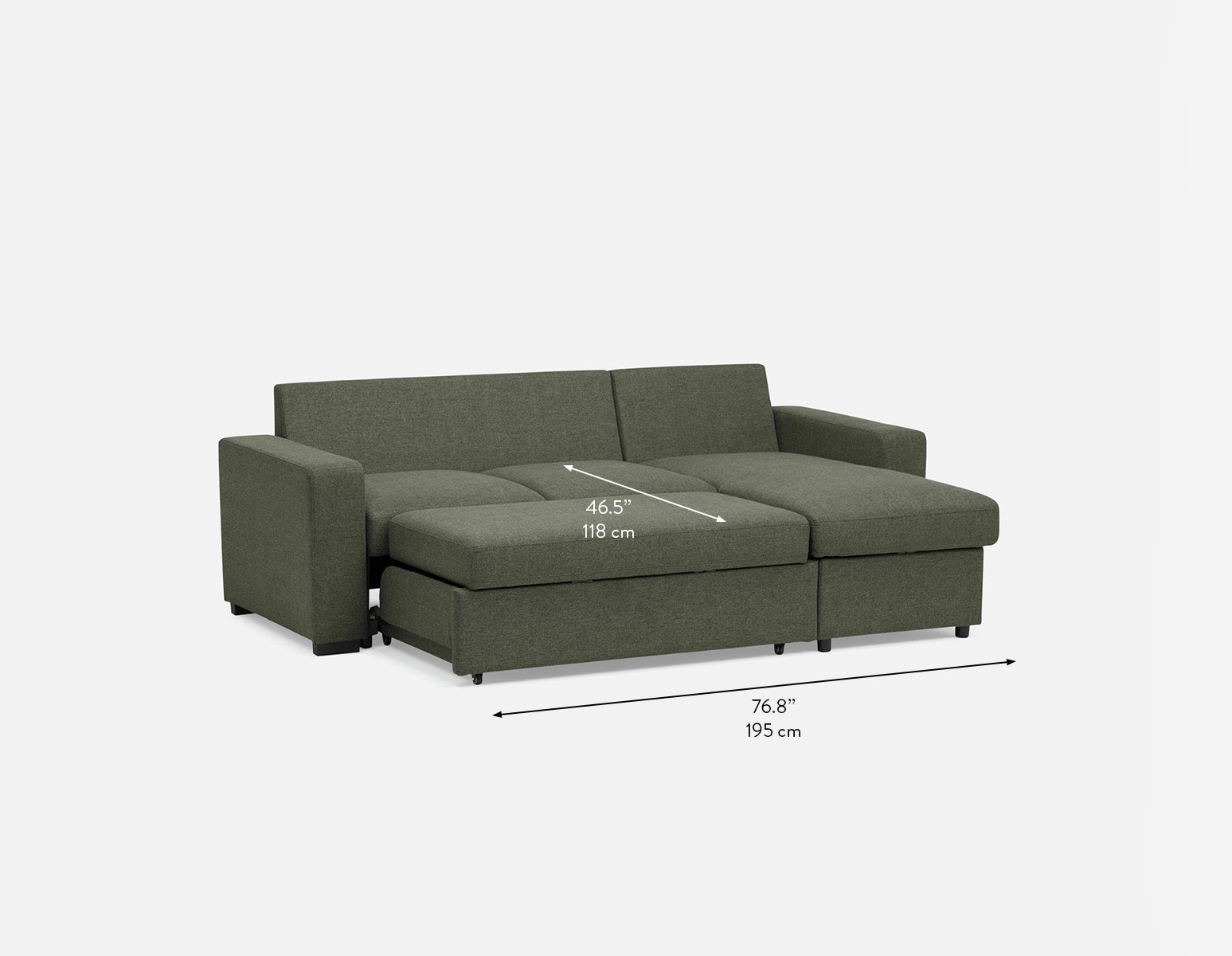 MARNIE canapé-lit d'angle interchangeable contemporain avec rangement undefined