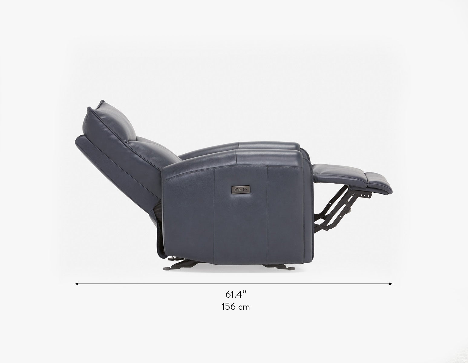 CALVERO fauteuil inclinable électrique et berçante 100% cuir avec port usb contemporain undefined