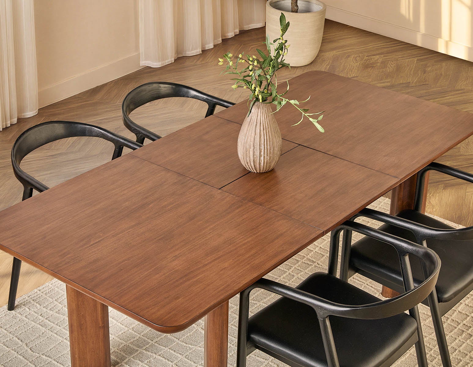 PALMO table à rallonges rétro-moderne 150 cm à 200 cm undefined