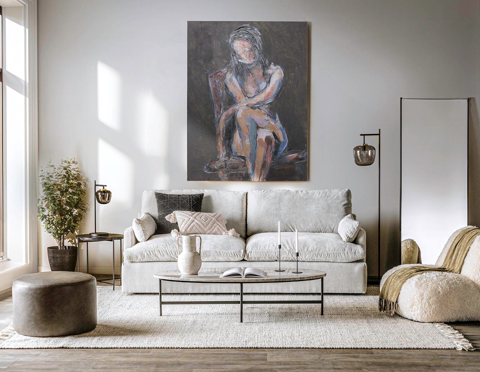 OPHELIA peinture à l'acrylique 120 x 160 cm undefined