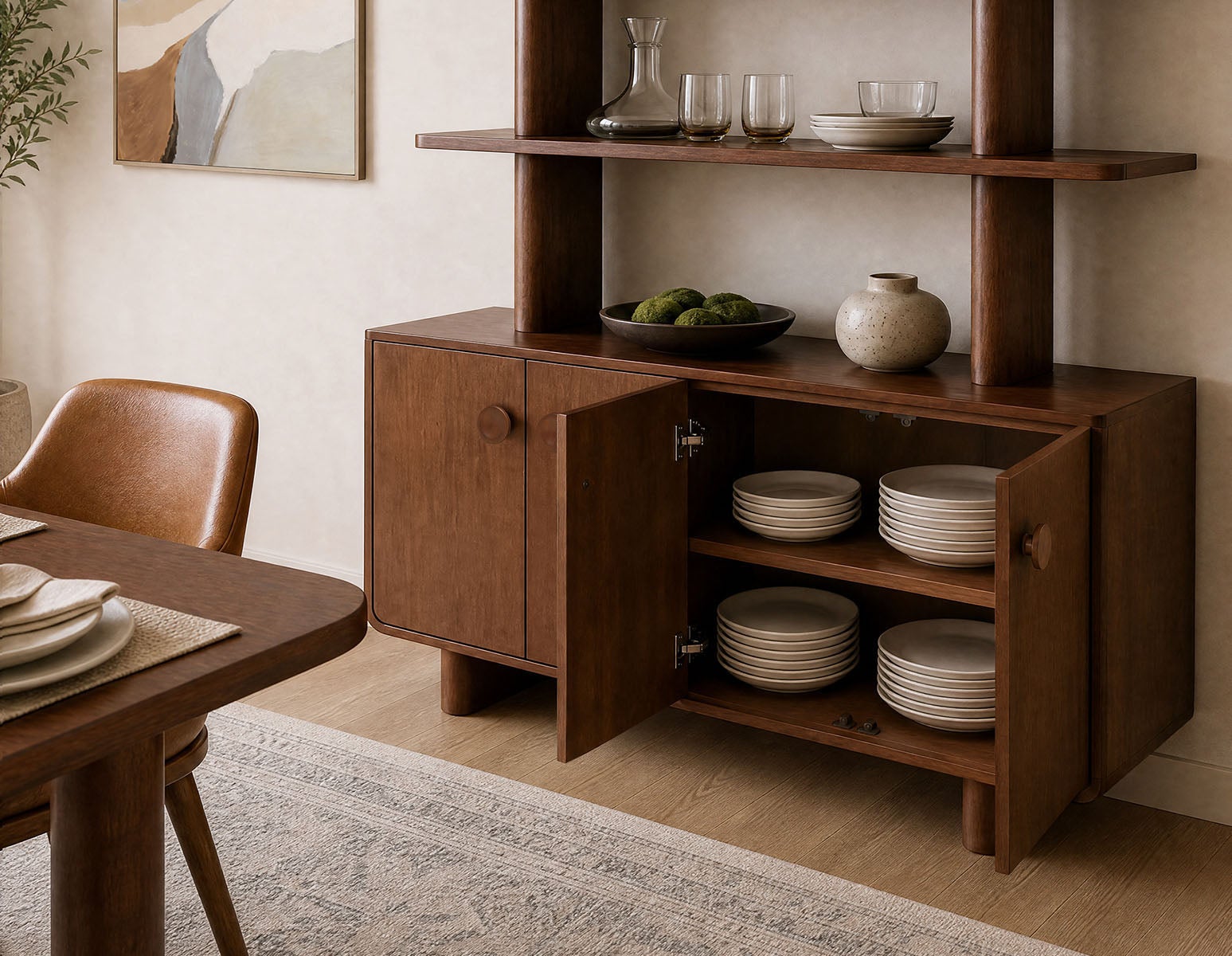 PALMO buffet à 4 portes rétro-moderne undefined