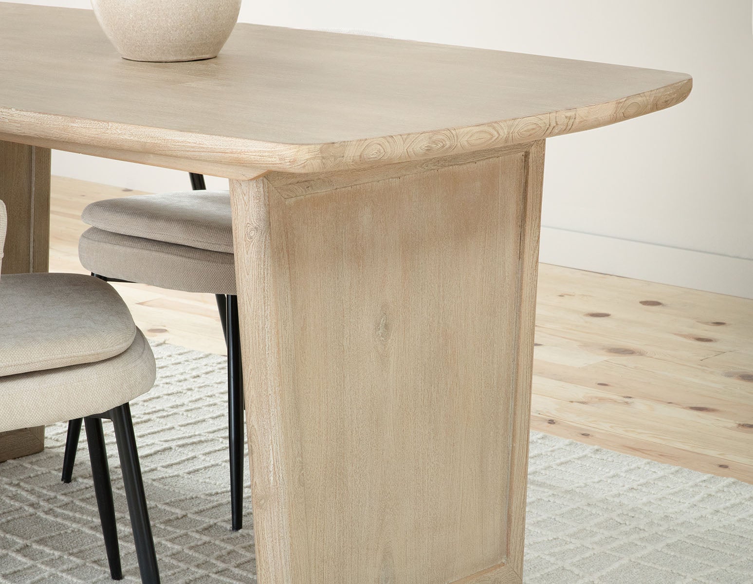 SAHARA table de salle à manger en bois d'acacia massif 160 cm undefined