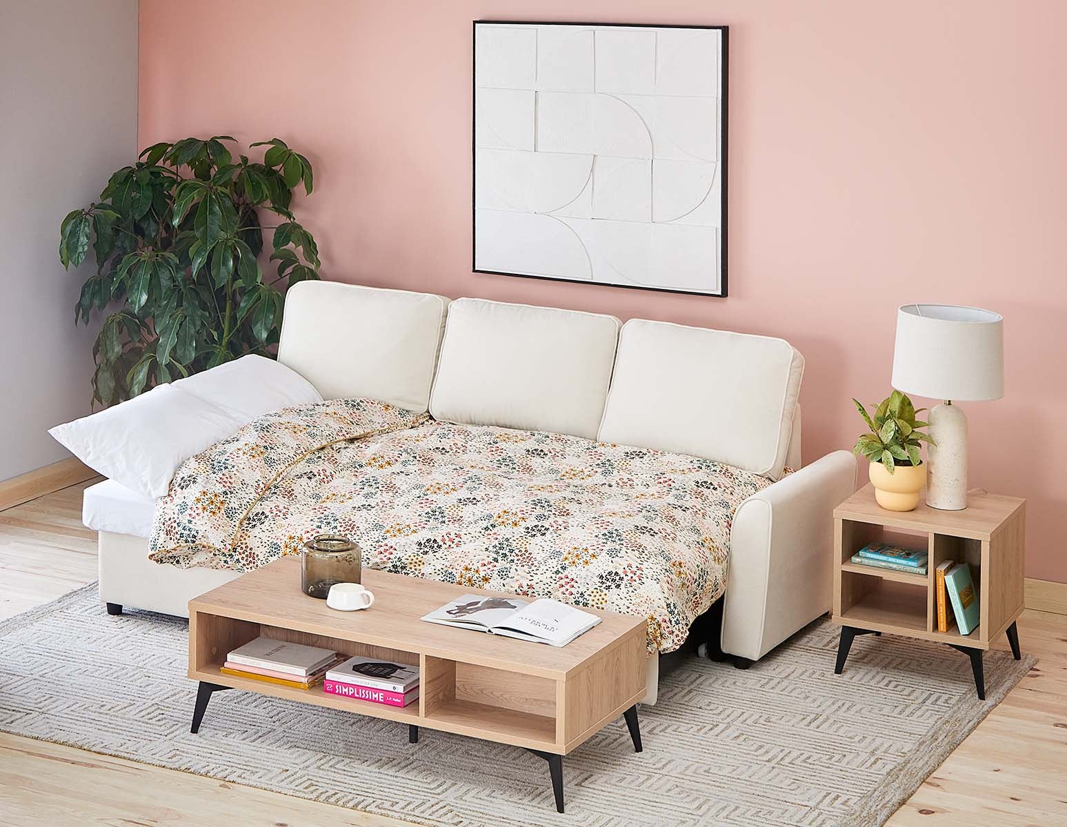 ALEX moderne canapé-lit d'angle interchangeable avec rangement undefined
