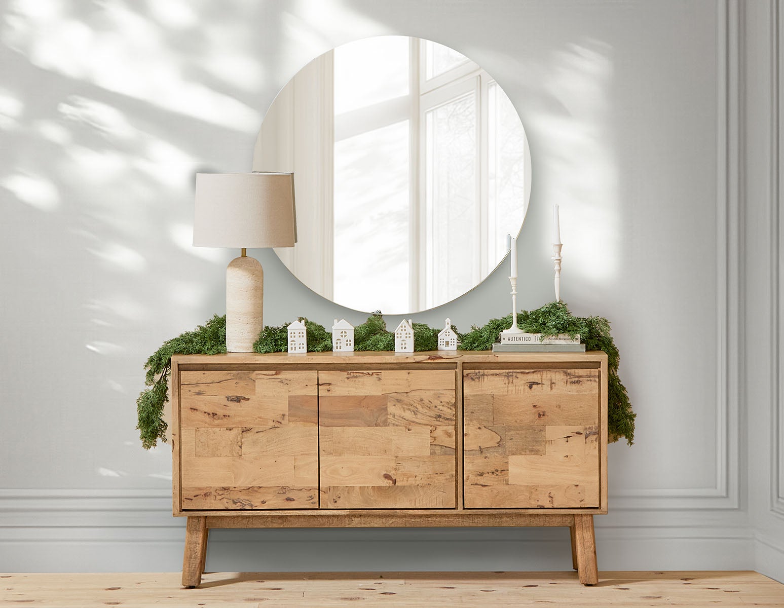 ZANDER miroir rond en acier inoxydable 100 cm x 100 cm undefined
