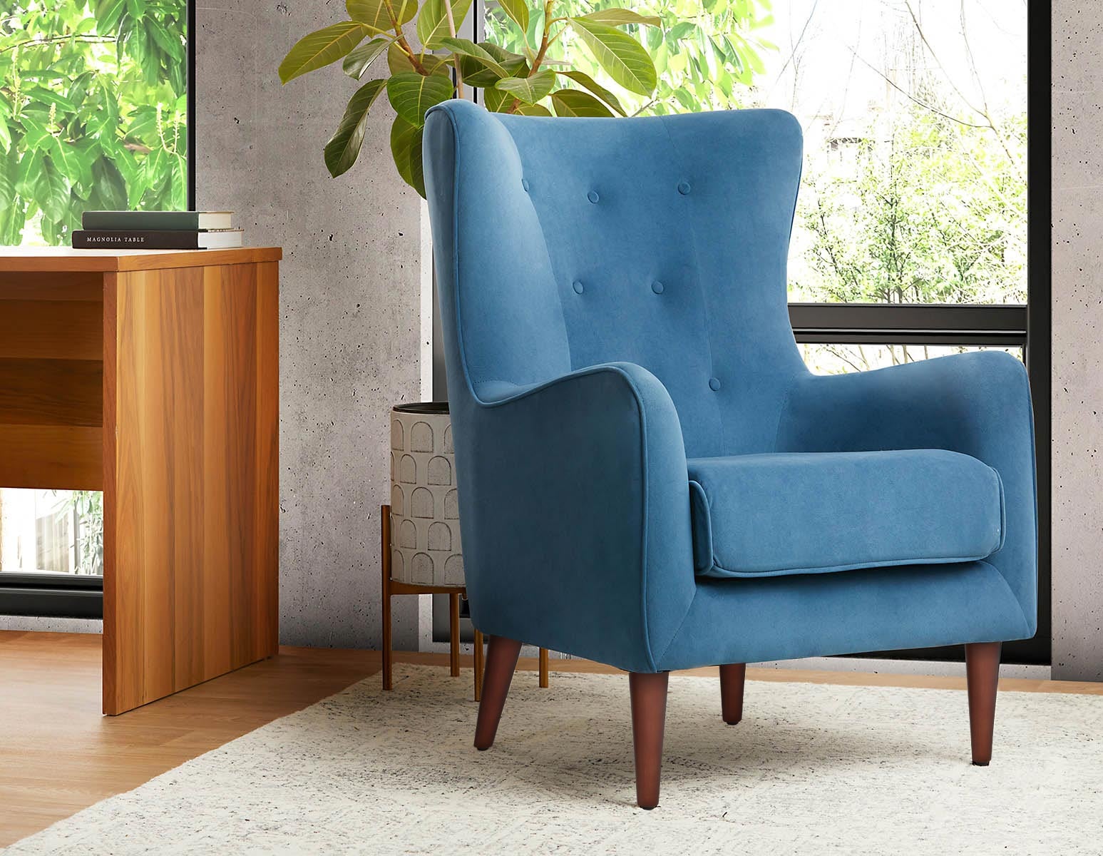 POLO fauteuil capitonné contemporain undefined