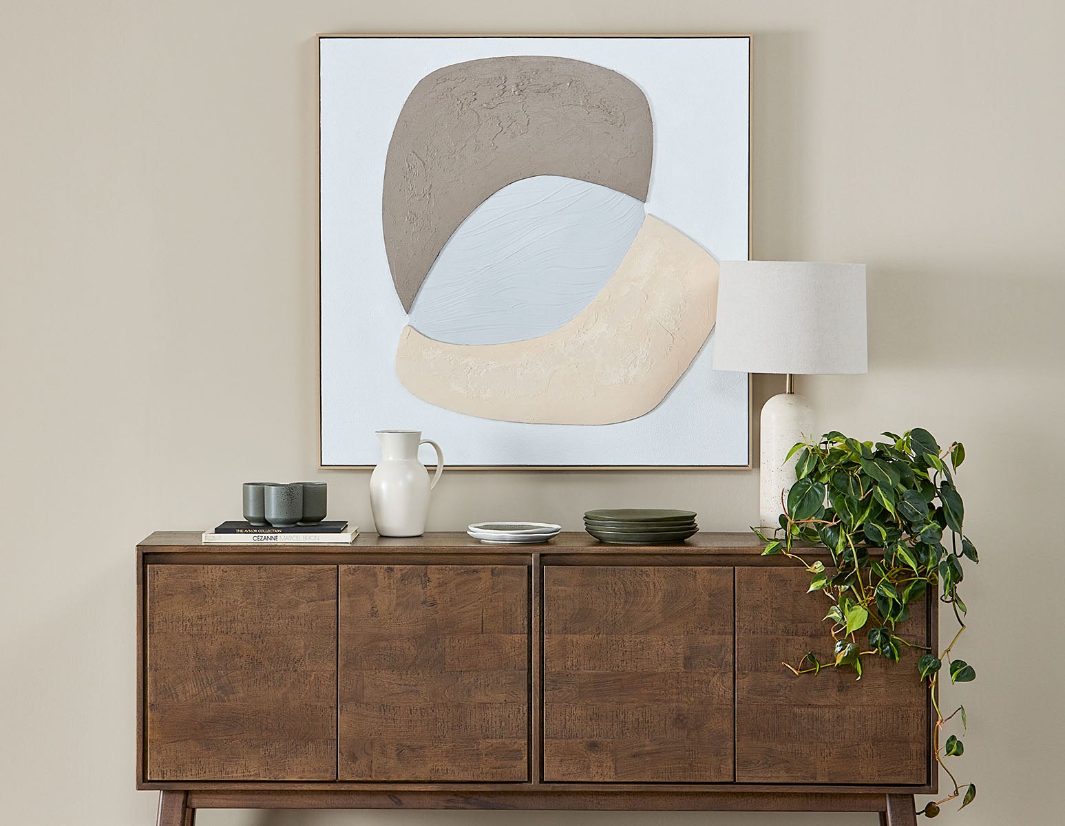 LUDLOW tableau encadré 103 x 103cm undefined