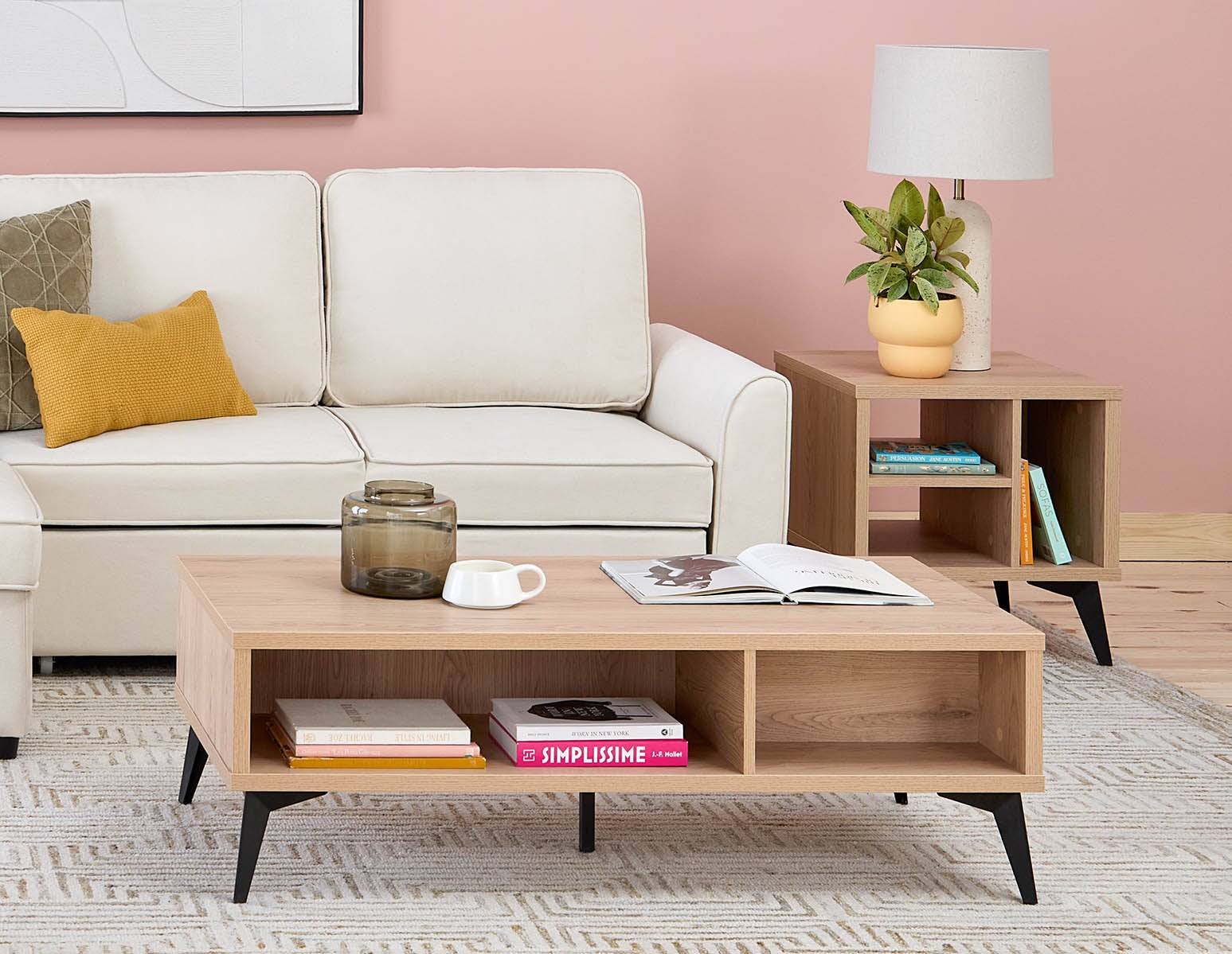 KIERA table basse moderne du milieu du siècle undefined
