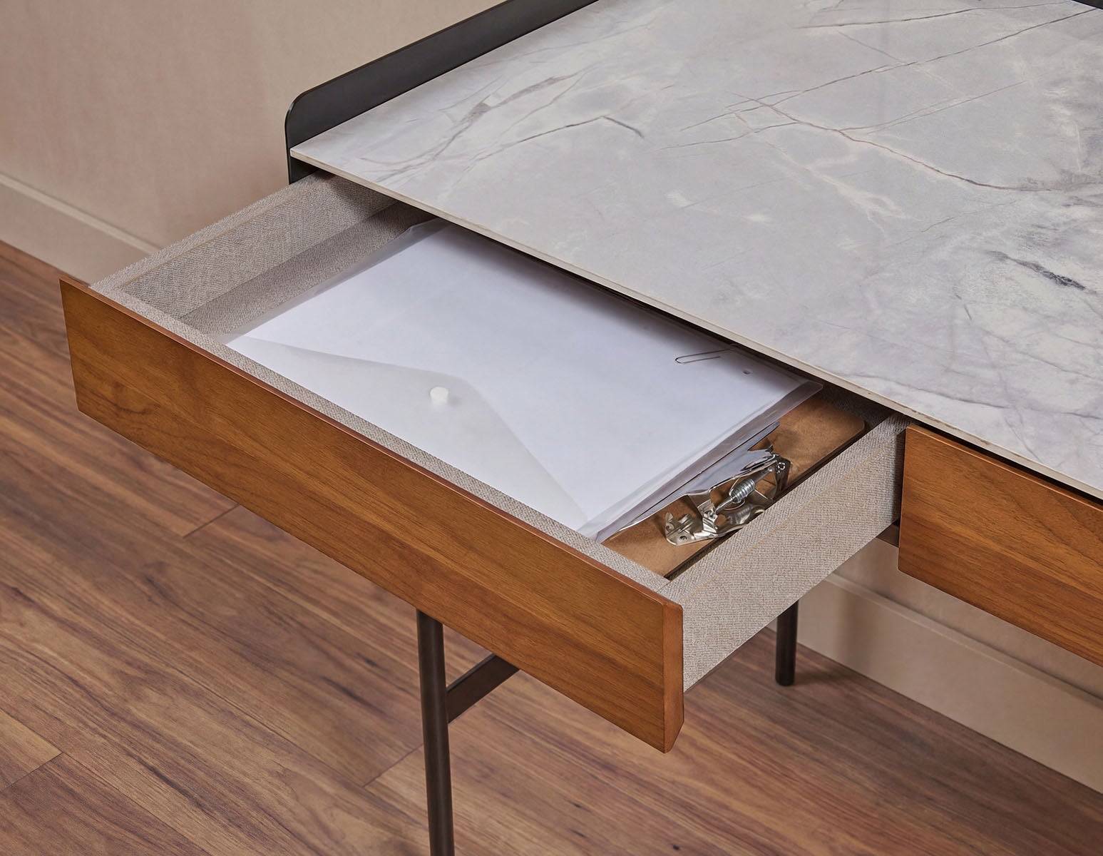 MARTIN bureau avec dessus en céramique (largeur : 100 cm) undefined