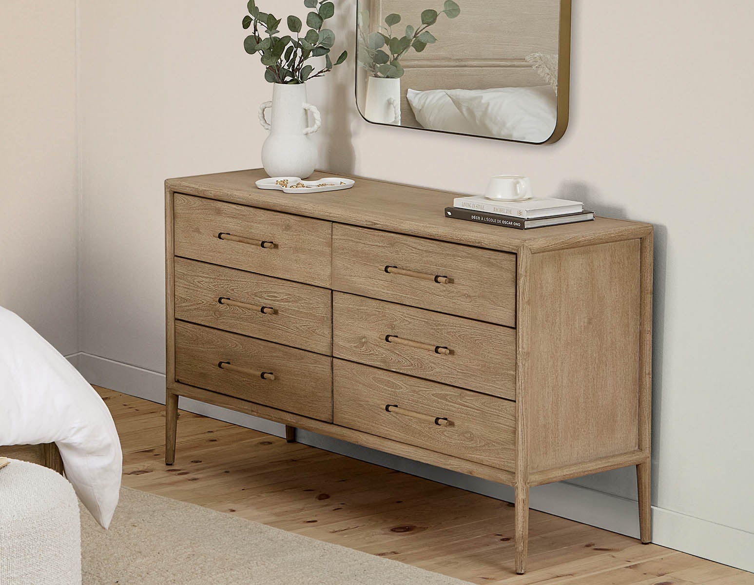 SAHARA commode minimaliste scandinave à 6 tiroirs undefined