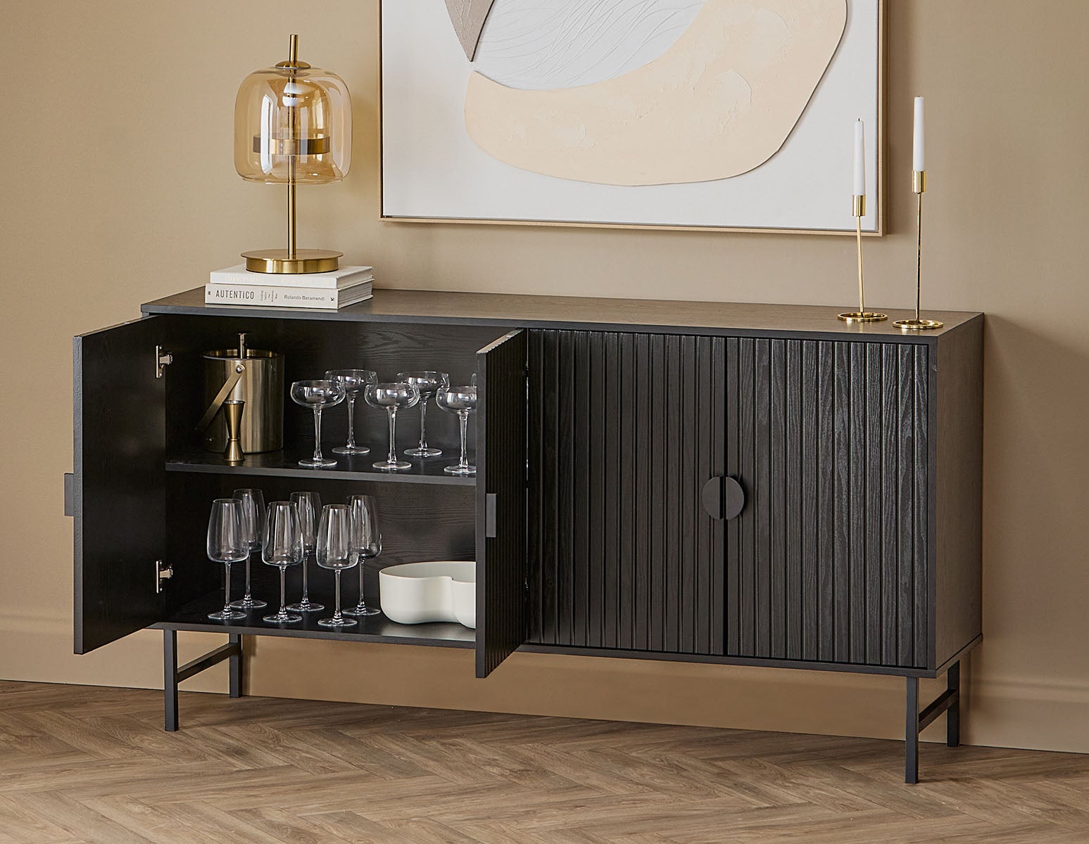 MONTANA buffet 4 portes moderne undefined