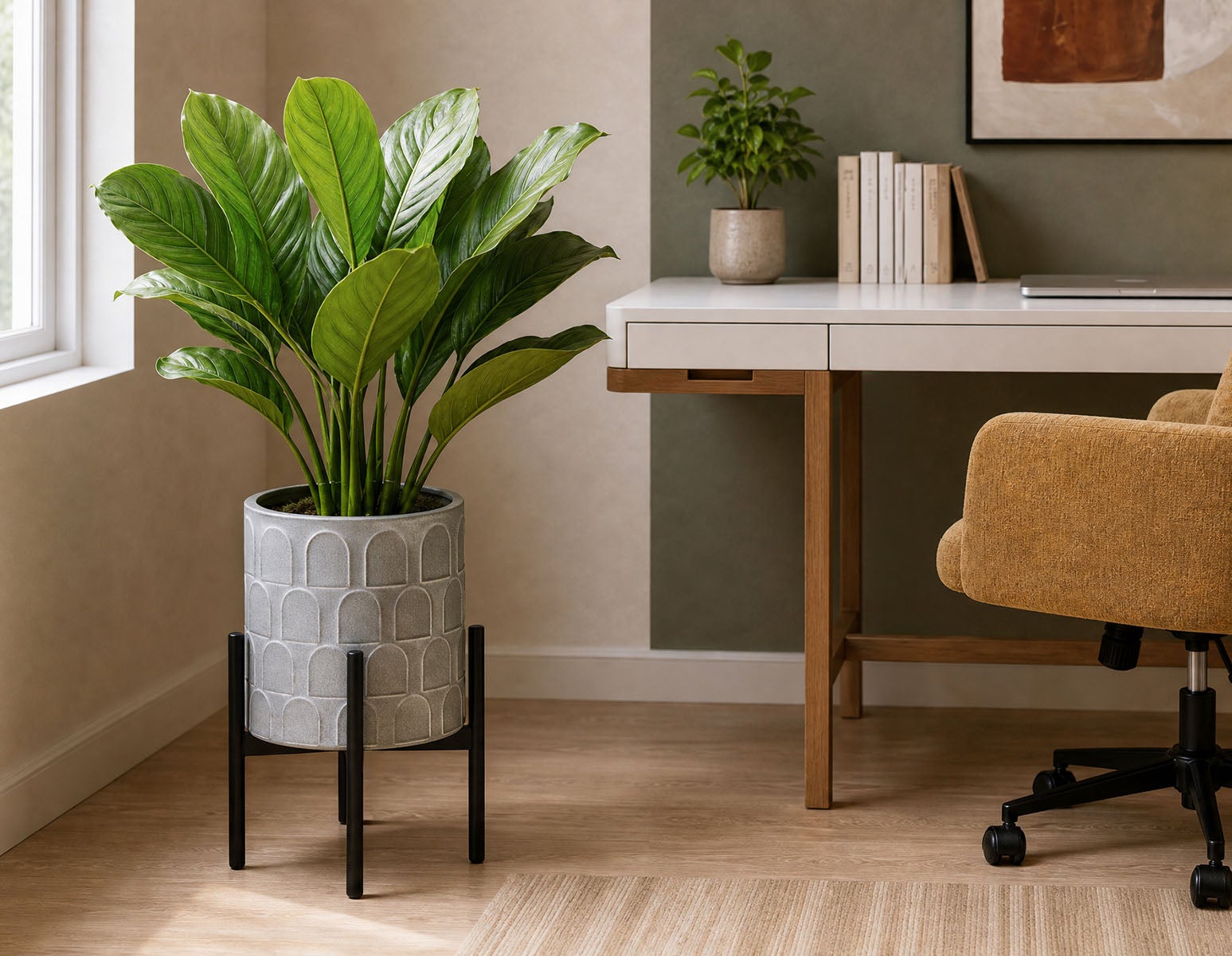 DREW cache-pot et support en métal 26 cm undefined