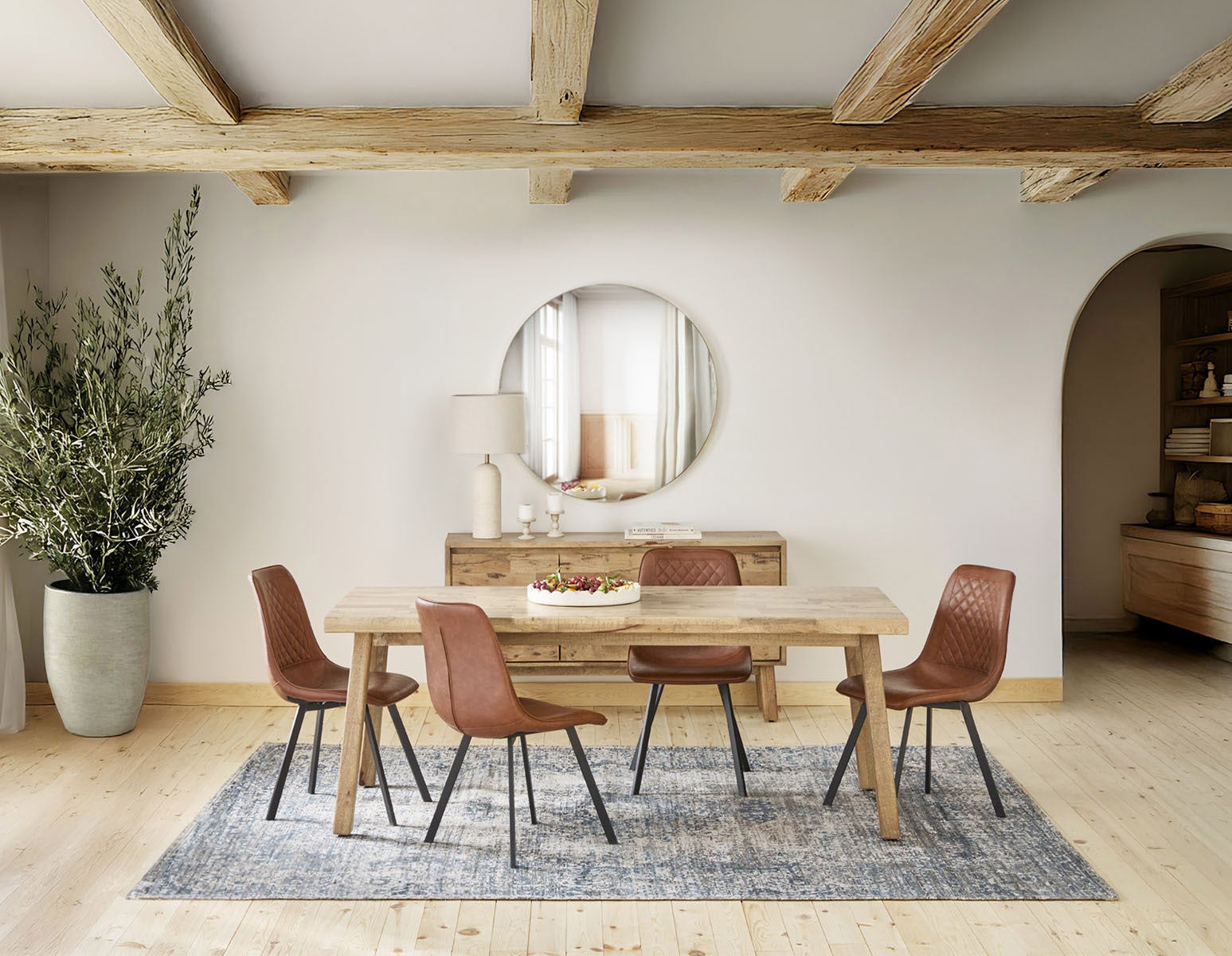 MALI chaise de salle à manger moderne du milieu du siècle undefined