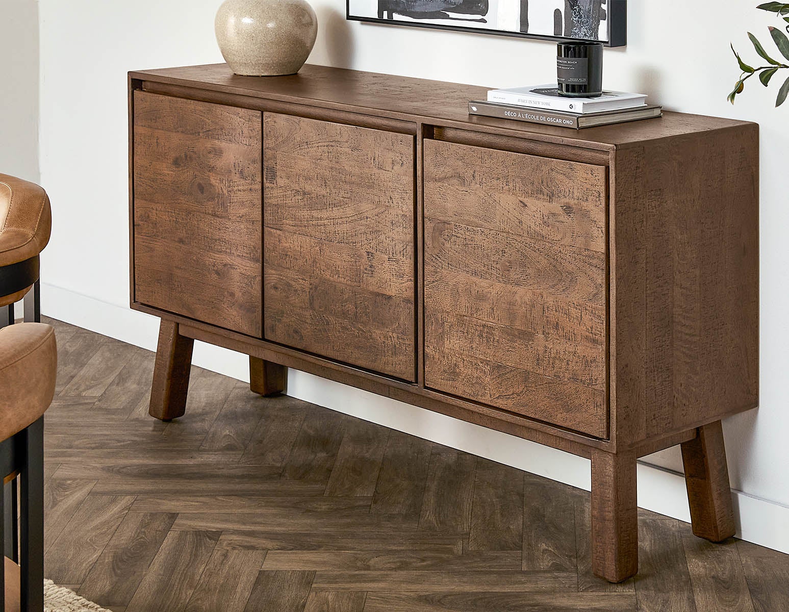 THESSALIA buffet en bois de manguier massif vieilli undefined