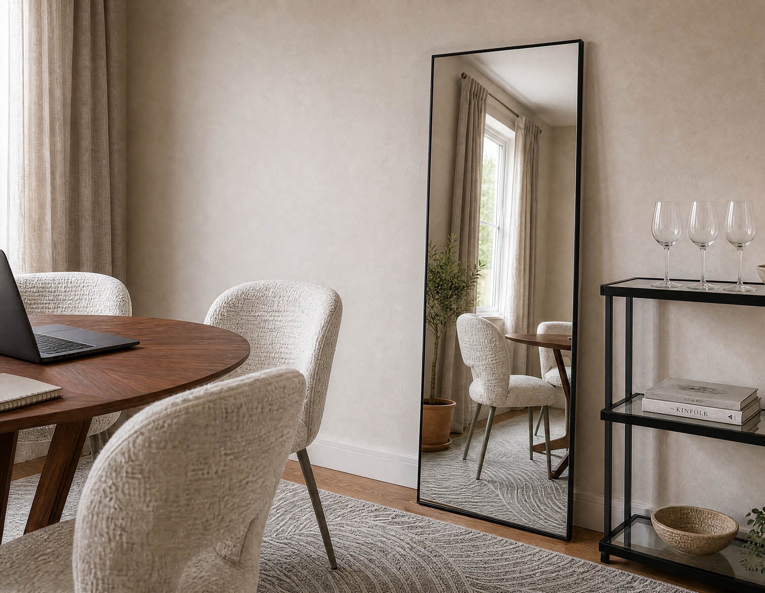 NEWPORT miroir en métal 70 cm x 190 cm undefined
